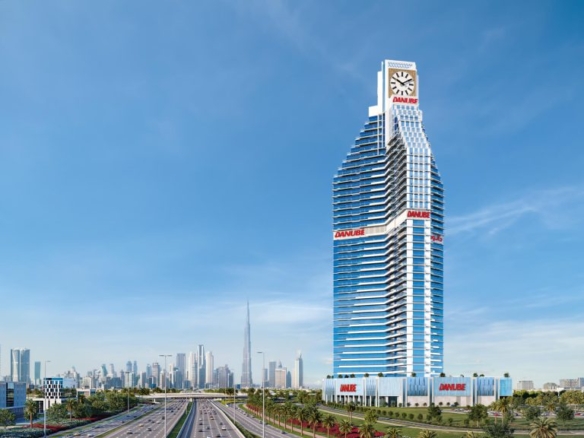 Timez By Danube Dubai Silicon Oasis apartment exterior view