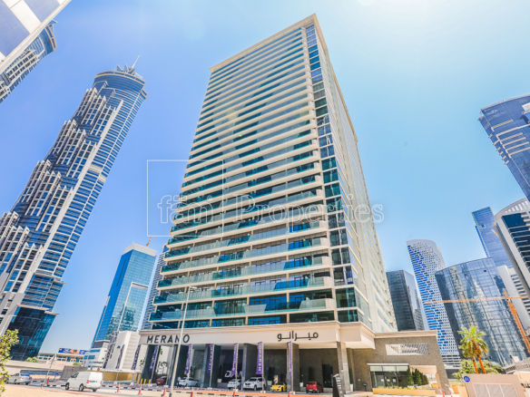 Merano Tower residential building in Business Bay Dubai