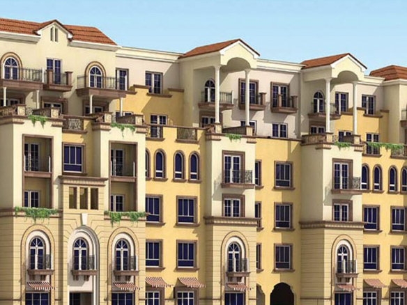 Exterior view of Green Park residential community Dubai