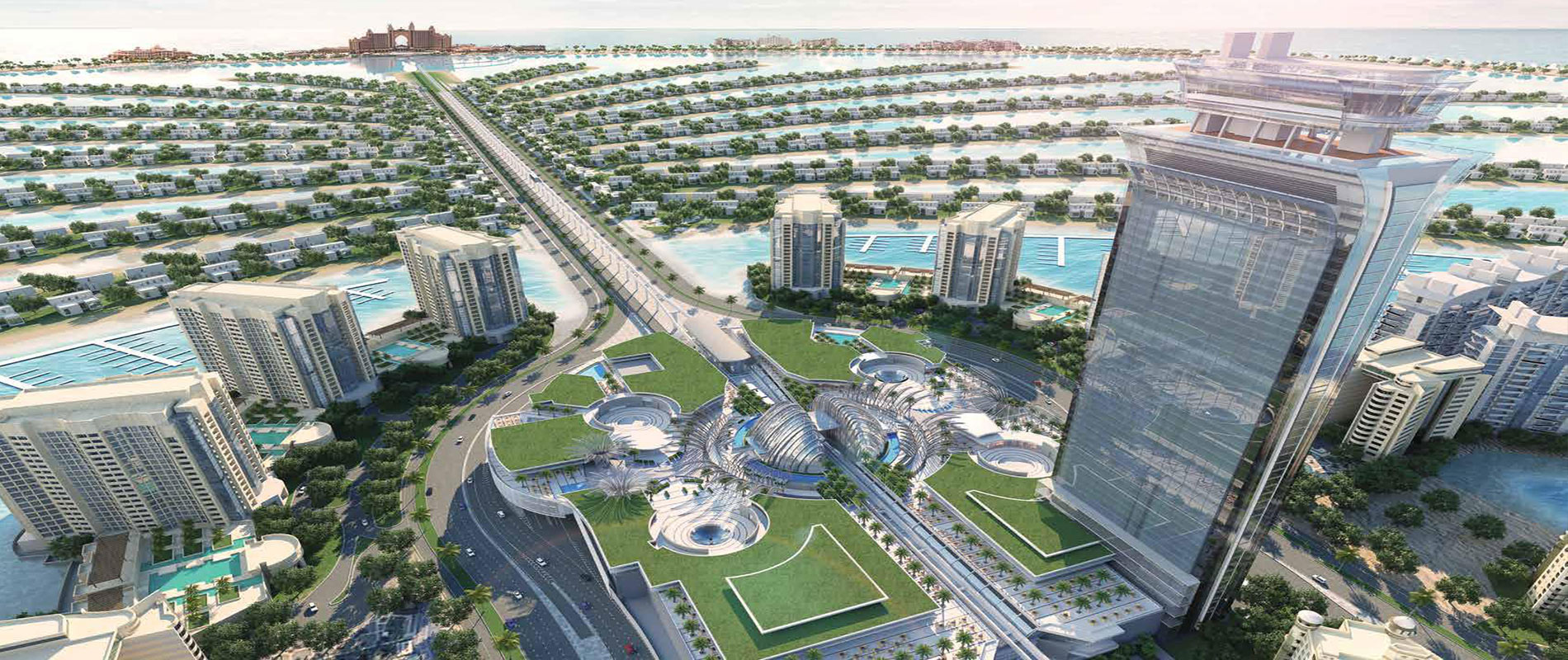 The Palm Tower luxury skyscraper on Palm Jumeirah Dubai