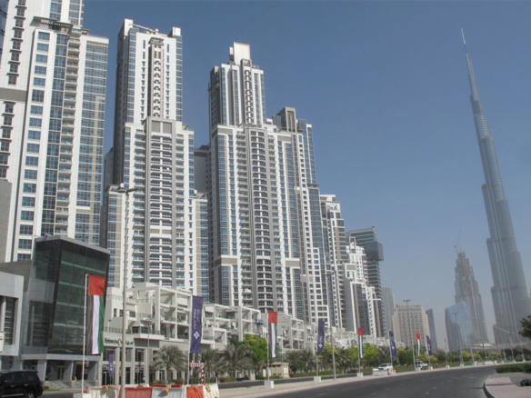 Capital Golden Tower exterior in Business Bay Dubai