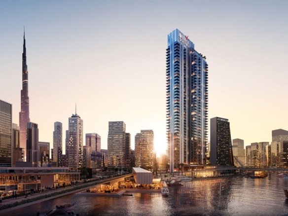 Marasi Riverside waterfront tower in Business Bay Dubai
