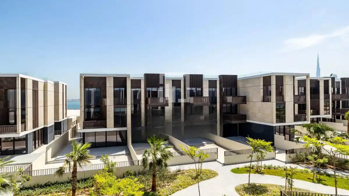 Amalfi Villas exterior in Dubailand Dubai