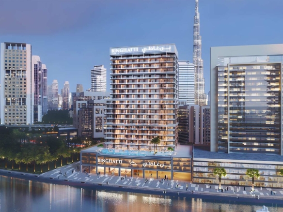 Billionaire Residences residential building exterior in Business Bay Dubai