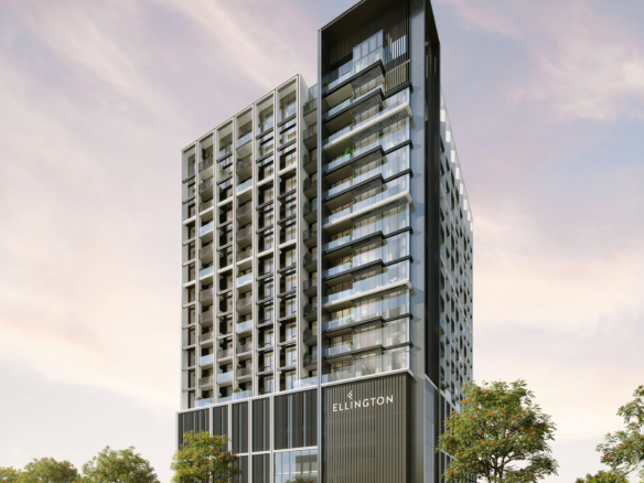 Hillmont Residences exterior view Dubai Hills Estate