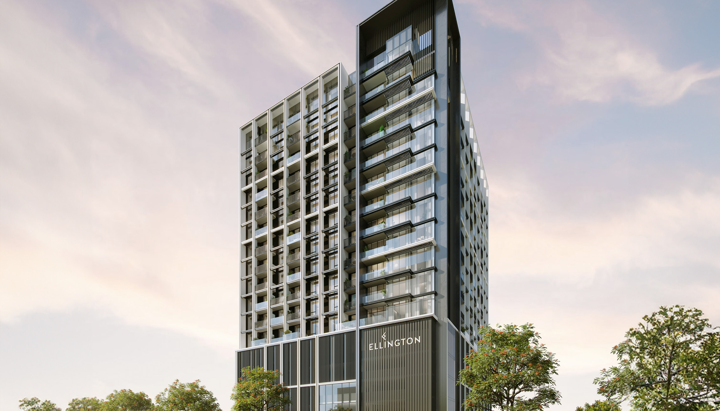 Hillmont Residences exterior view Dubai Hills Estate