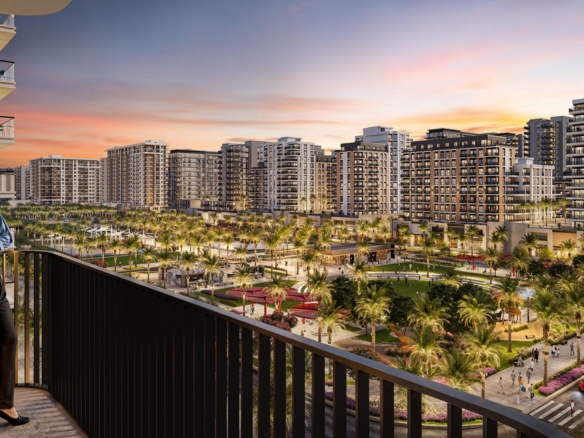 Berkshire Park exterior view Town Square Dubai
