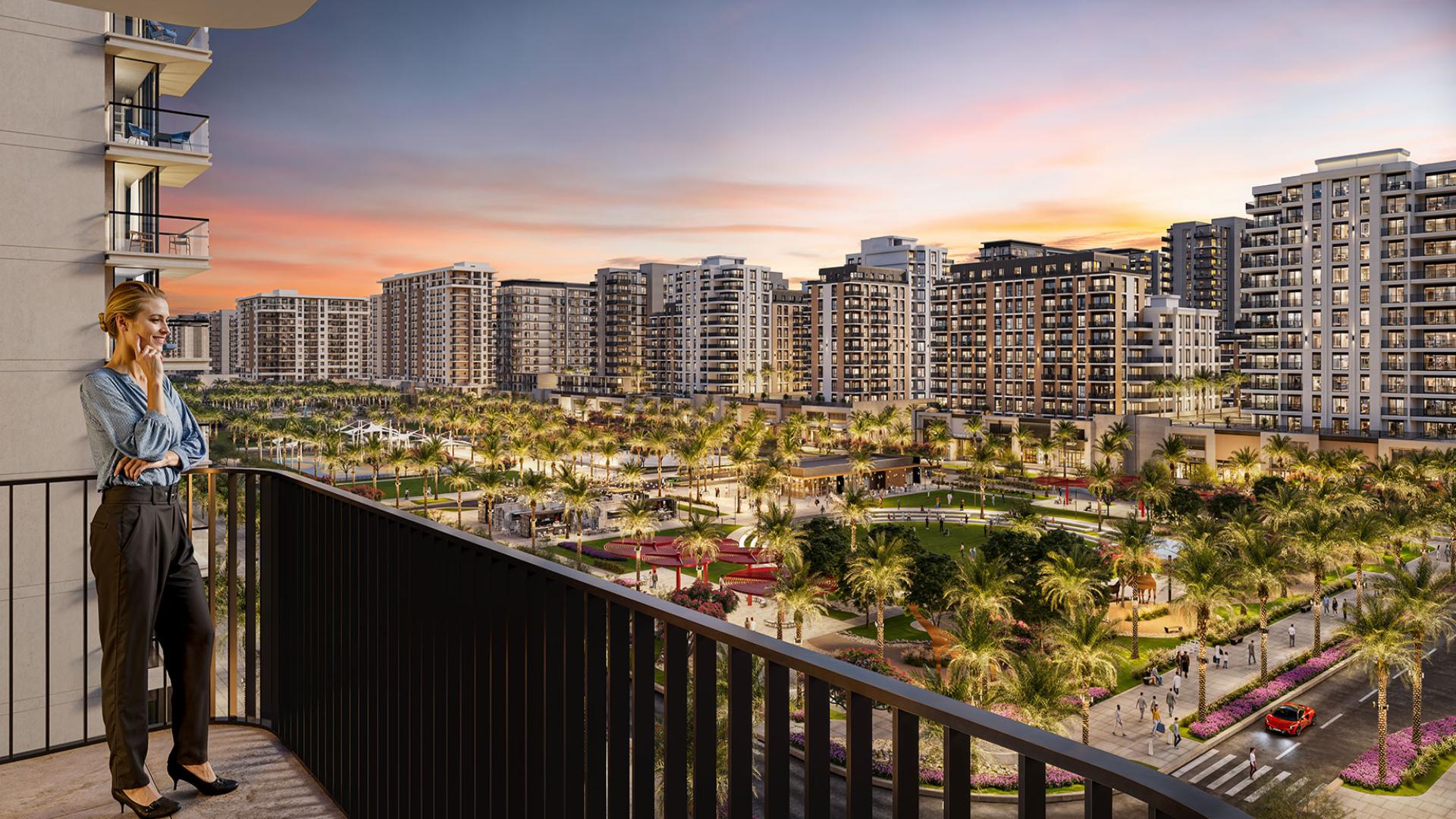 Berkshire Park exterior view Town Square Dubai