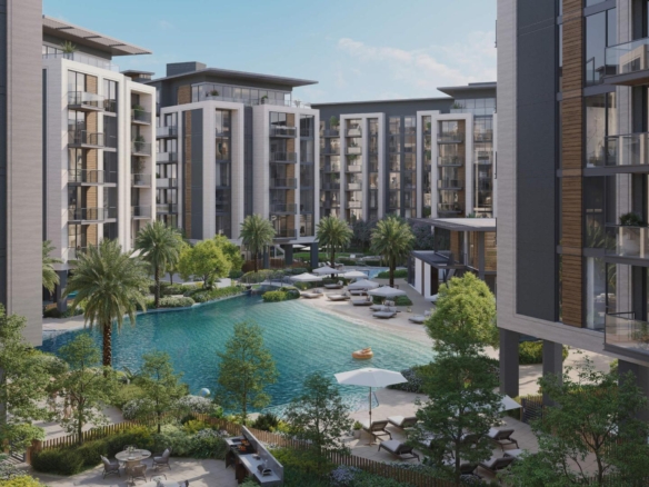 Belgravia Gardens exterior view Dubailand Dubai