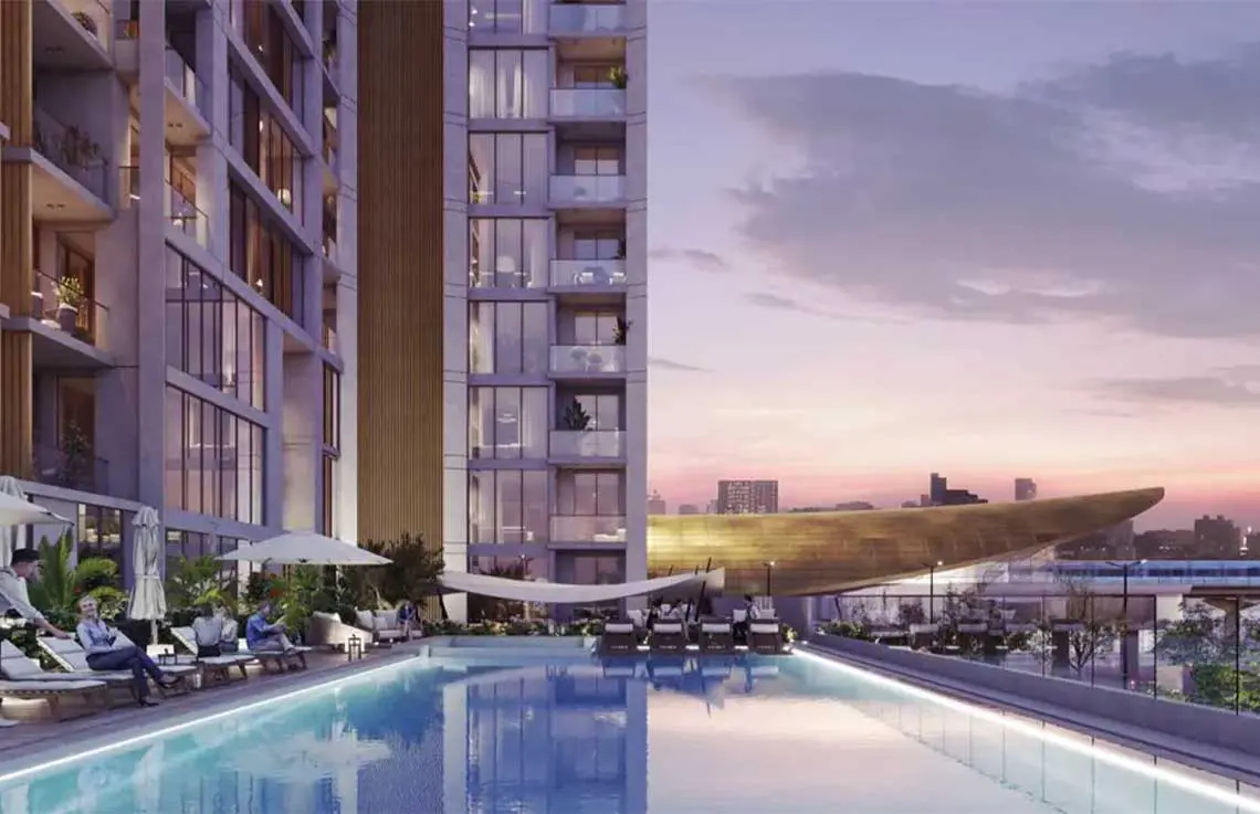 Azizi Sakandar residential building exterior in Dubai