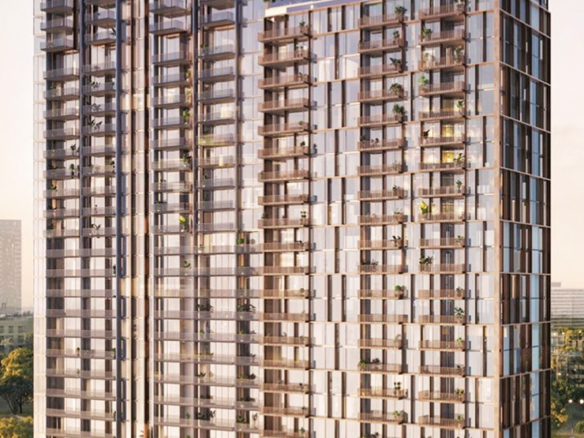 Highbury Tower exterior view MBR City Dubai