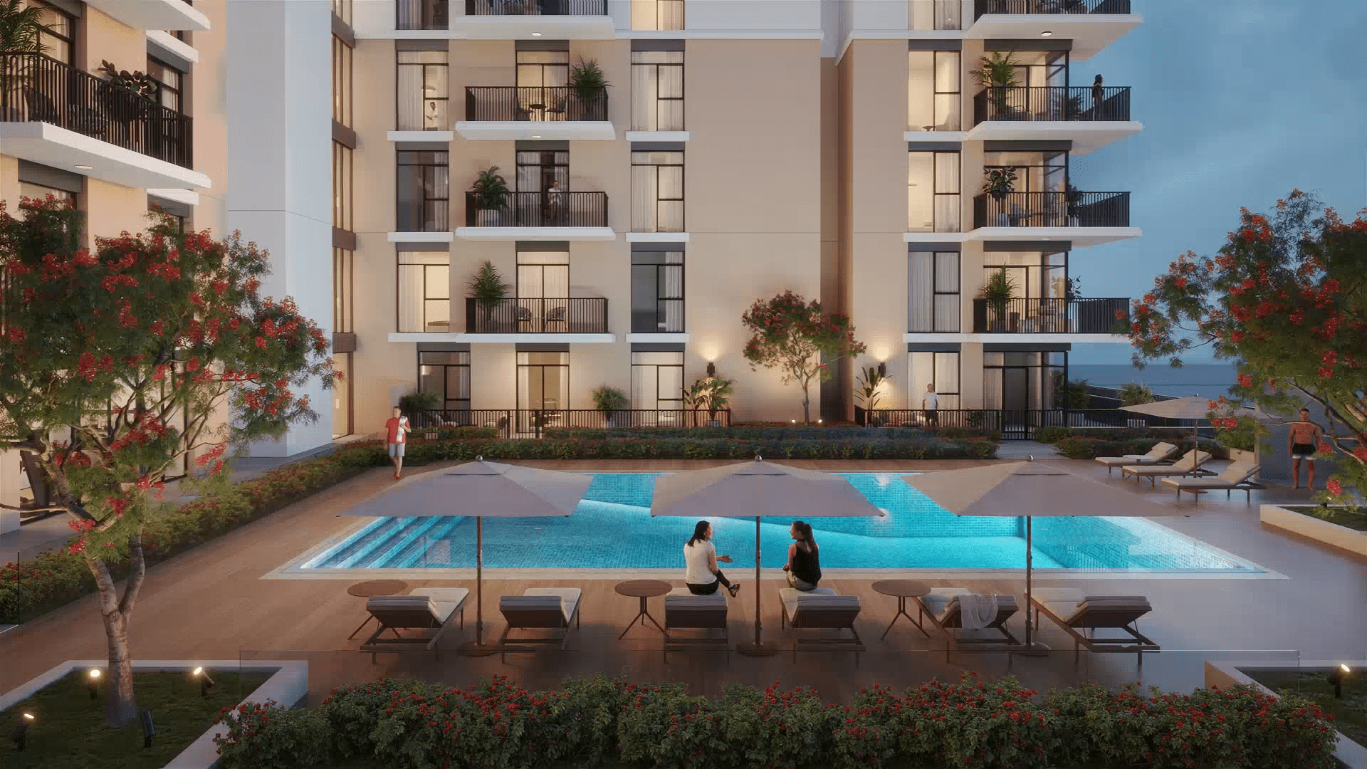 Oberon exterior view Town Square Dubai