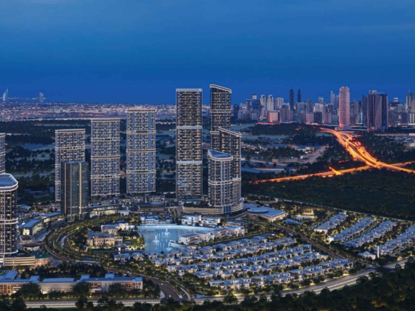 SkyVue by Sobha luxury residential tower exterior Downtown Dubai