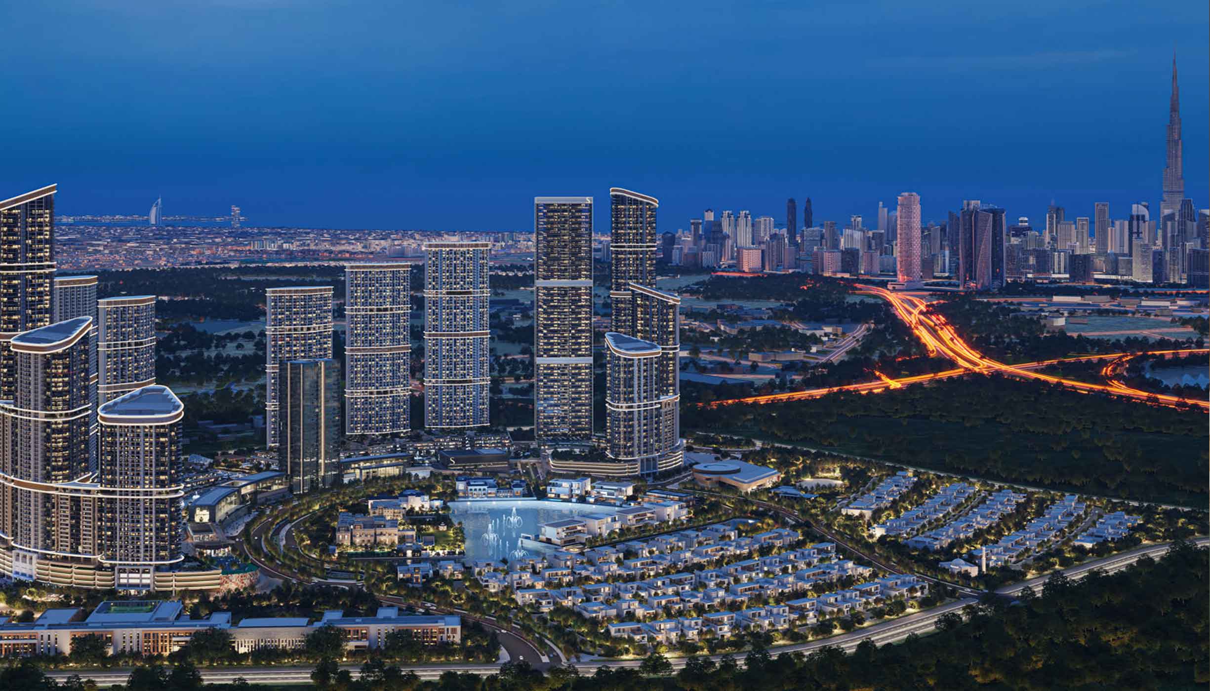 SkyVue by Sobha luxury residential tower exterior Downtown Dubai