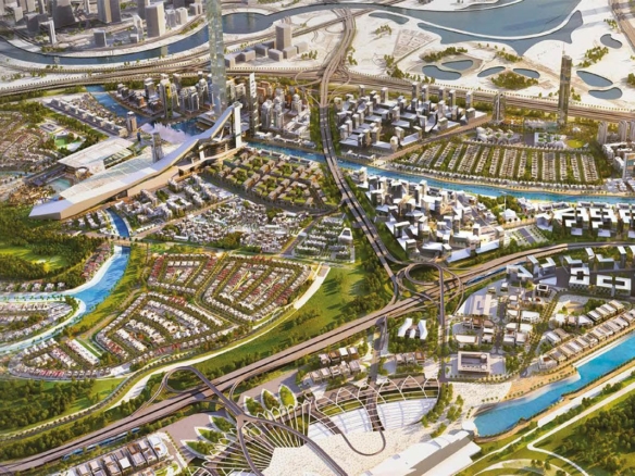 Azizi Riviera residential building exterior in Meydan