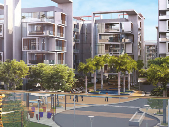 Azizi Victoria exterior view in Meydan Dubai