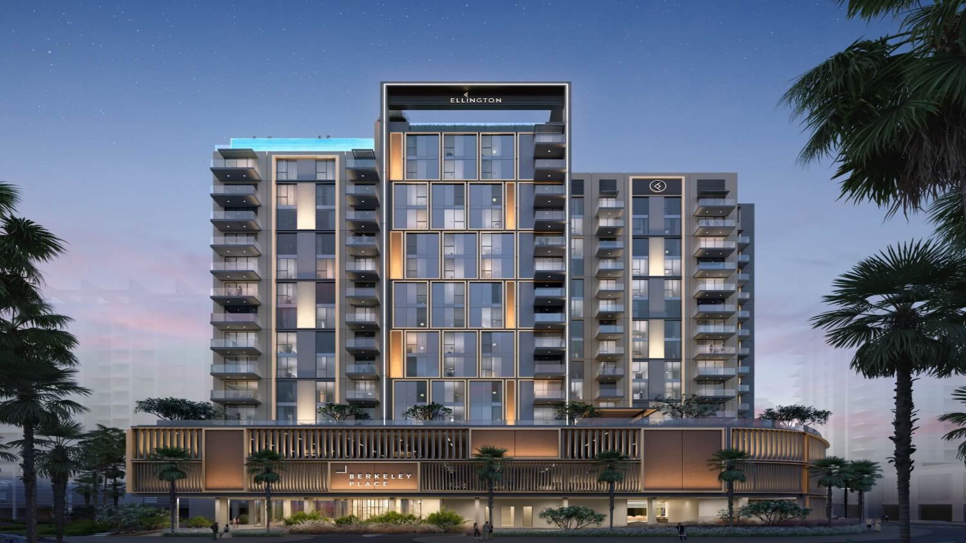 Berkeley Place exterior view MBR City Dubai