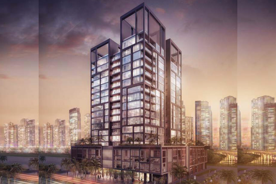 DT-1 exterior view Downtown Dubai