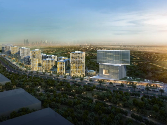 Midtown Dubai Production City exterior view
