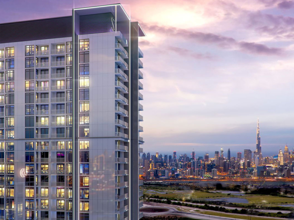 Sobha Creek Vistas luxury residential towers exterior in Sobha Hartland