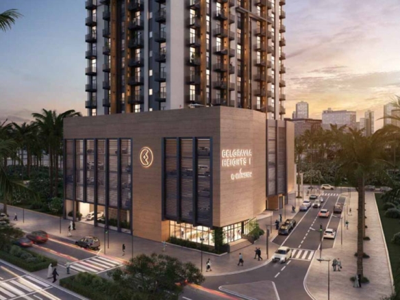 Belgravia Heights I exterior view JVC Dubai