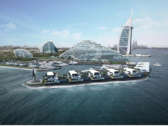 The Exclusive 9 luxury seafront residences exterior Palm Jumeirah Dubai