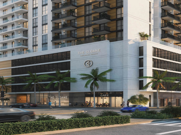 The Sloane exterior view Downtown Dubai